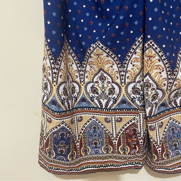 Boho Pullon wide leg pants Medium elastic waist comfort bohemian - Picture 6 of 9